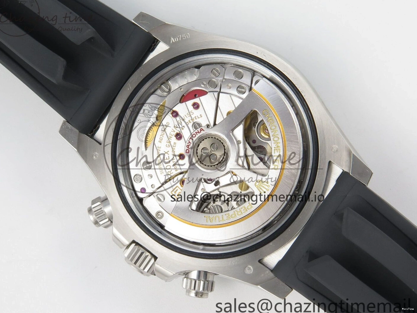 MiroTime 0122 Daytona 126519 VSF 1:1 Best Edition Black Silver Lume Dial on Oysterflex Strap VS4131 V2 (Weighted) DailyWear 324